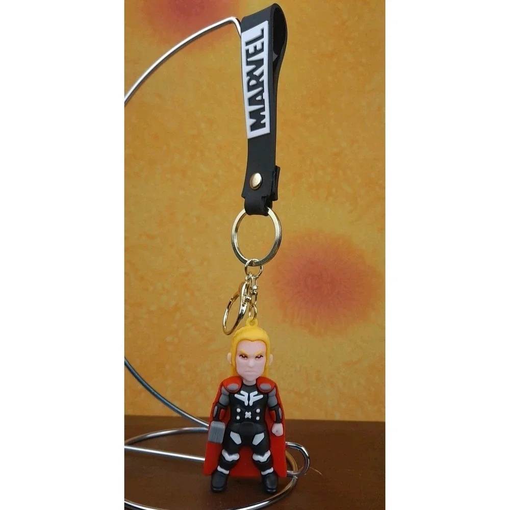 Avengers Marvel Thor 3D PVC Keychain‎ Backpack Clip New 8